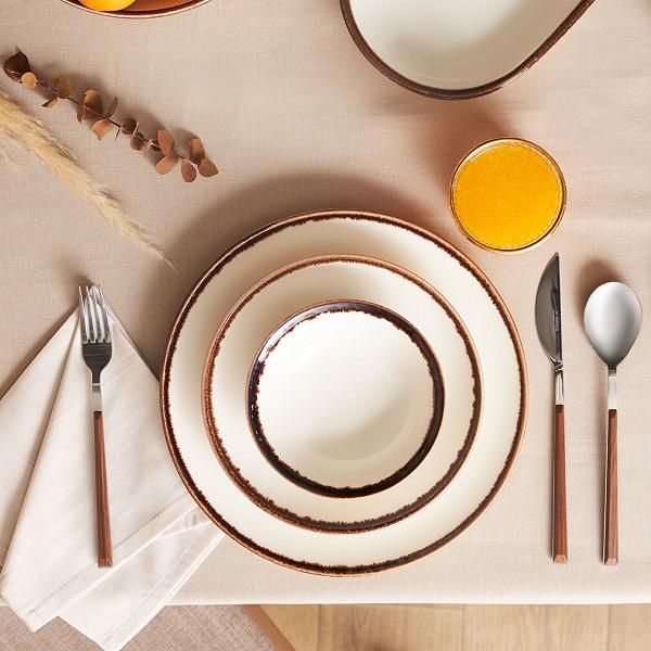 Fern&Co Wintertale Collection Porselen Çukur Tabak