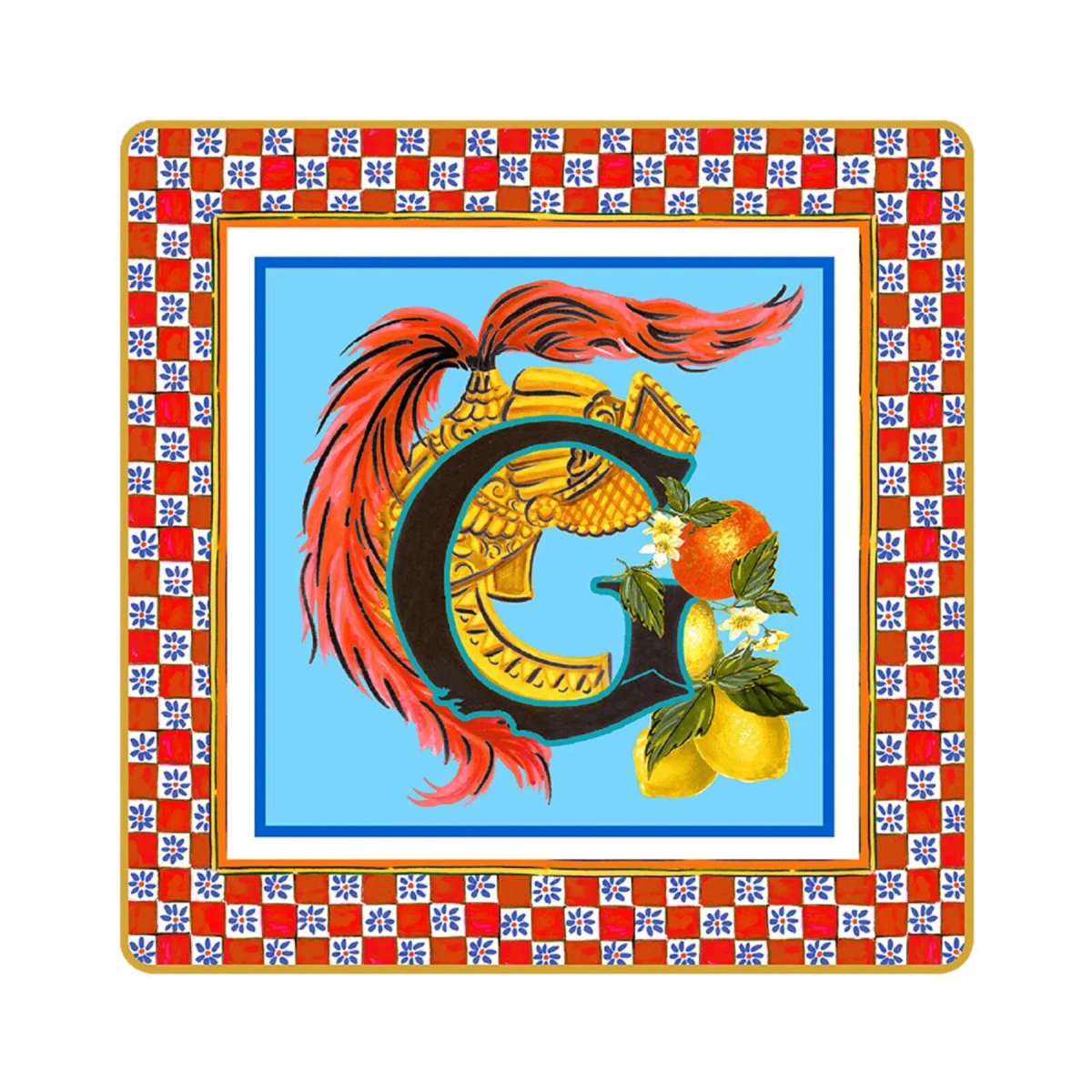 Baci Milano Ortigia C Harfli Mini Tepsi 15x15 Cm