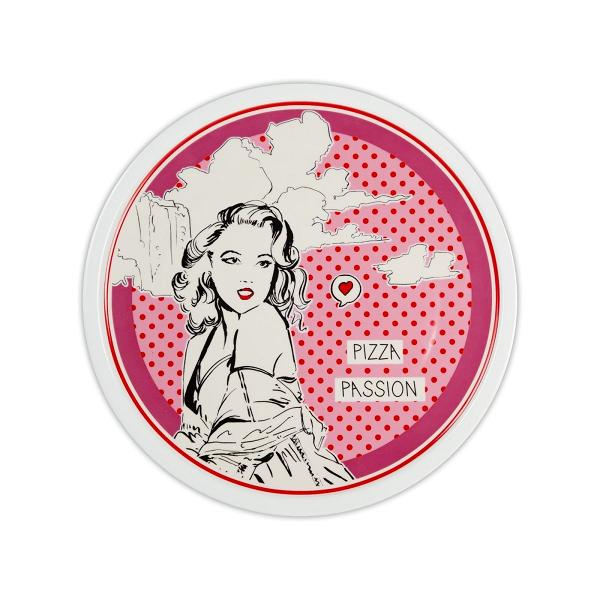 Baci Milano Gulp Porselen Pizza Tabağı 33,5 cm Yeşil