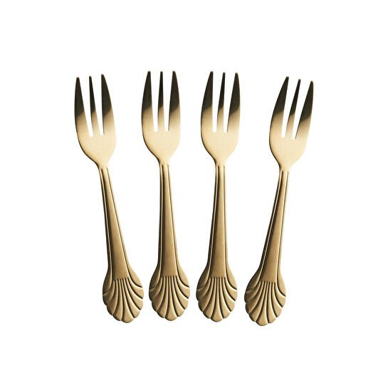 Rice Paslanmaz Çelik - Gold Tatlı Kaşığı