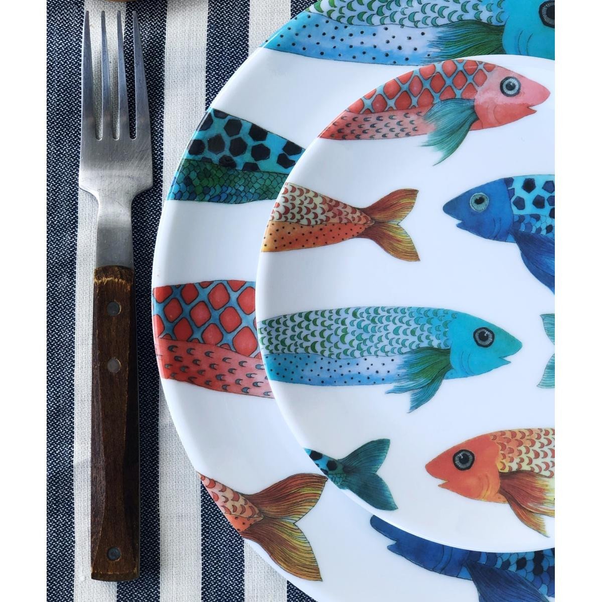 Fern&Co Mullets Collection Küçük Tabak 4 Lü Set