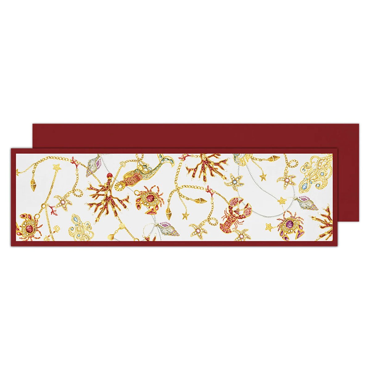 Baci Milano Portofino Runner 48 cm x 150 cm Kırmızı