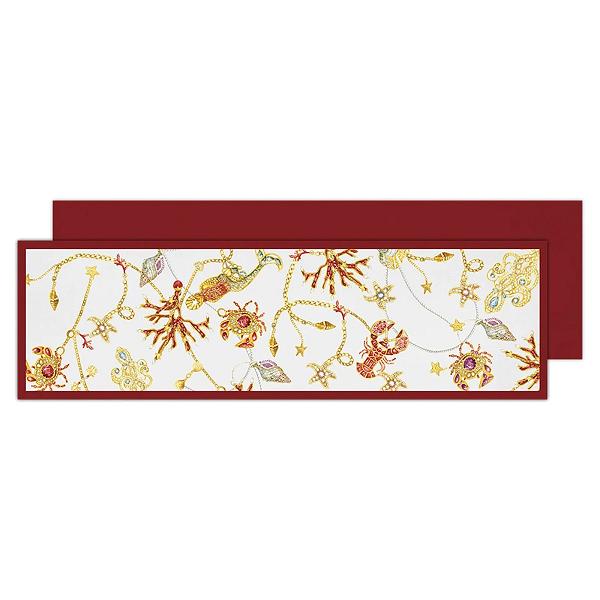 Baci Milano Portofino Runner 48 cm x 150 cm Kırmızı