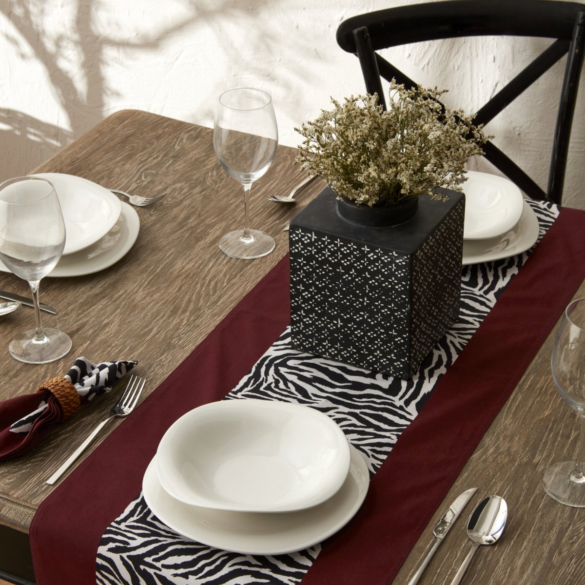 Karaca Home Zebra Desenli 2li Peçete 40x40 cm