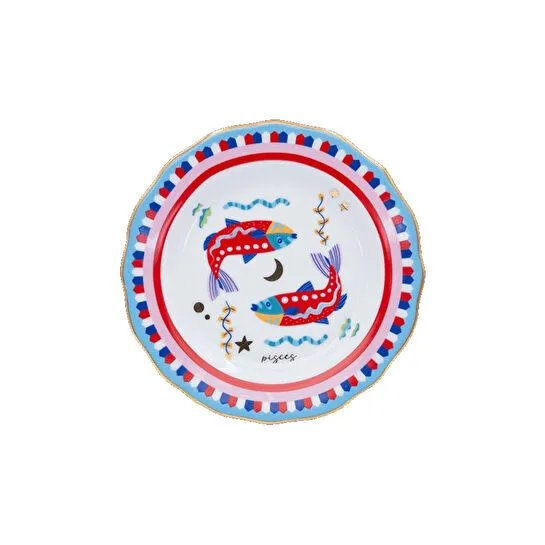 Baci Milano Zodiac Vibe Pasta Tabağı Yay Burcu 16 cm