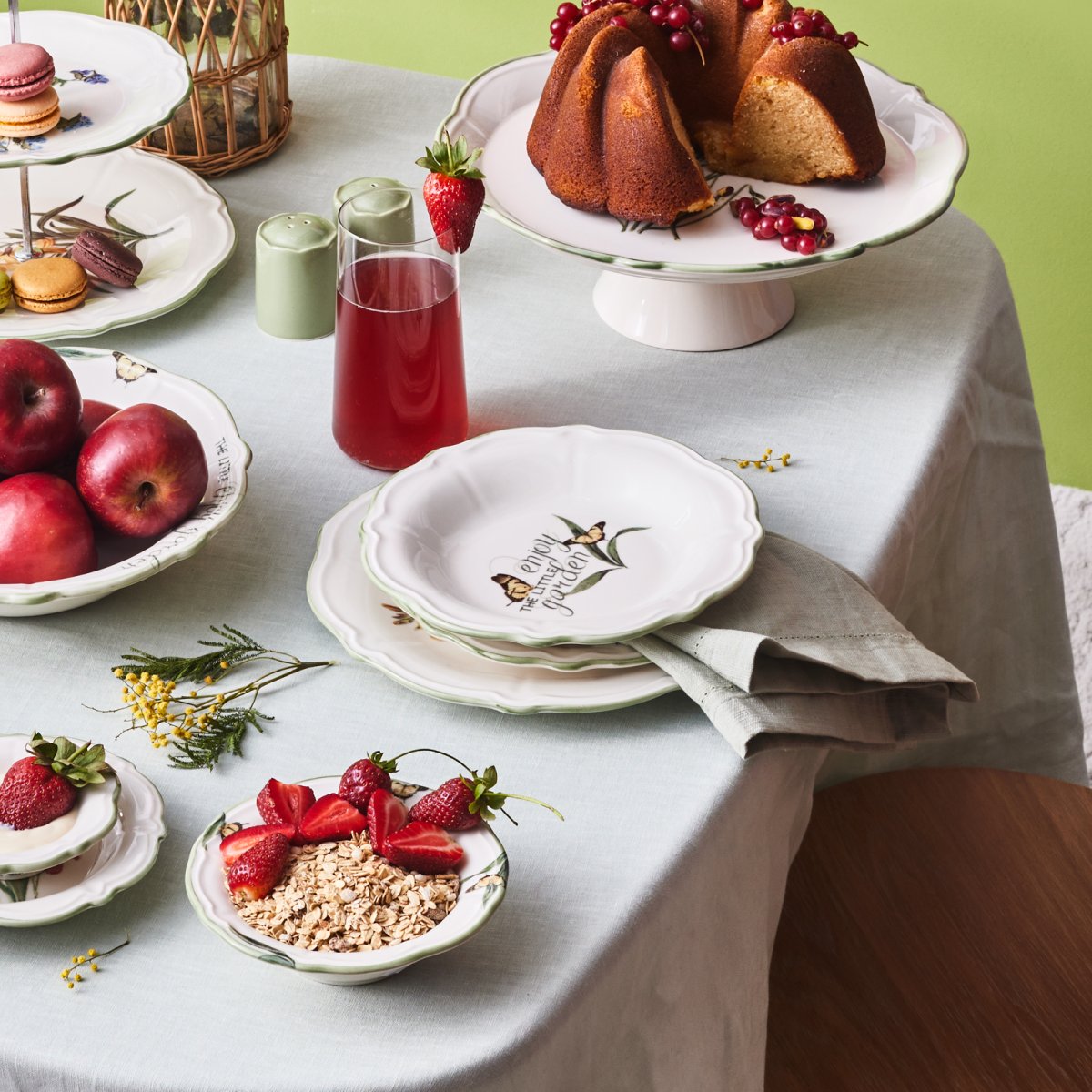 Fern&Co Victorian Garden Collection Servis Tabağı