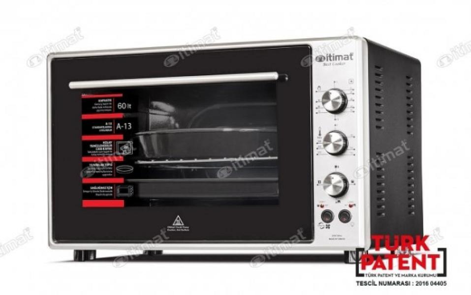 İtimat I-60FL Fanlı Lambalı Çift Camlı Fırın