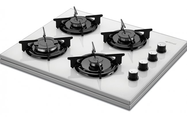 İtimat I-15C Set Üstü Cam Ocak Beyaz