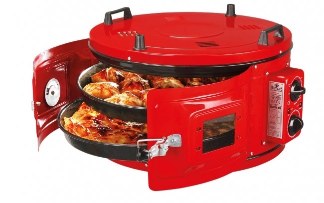 İtimat I-12T 35 Litre Yuvarlak Fırın (Büyük Boy)