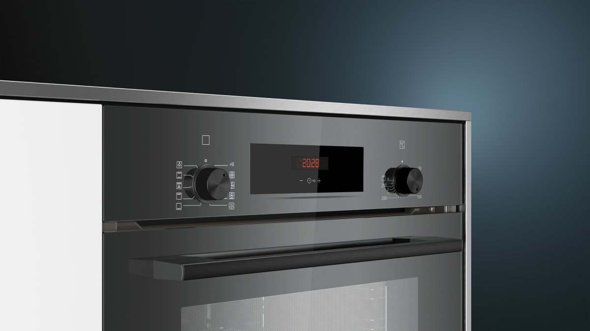 Siemens HB012FBH1T iQ100 Ankastre Fırın 60x60 cm Inox