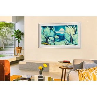 Samsung 55" The Frame LS03F 4K QLED Sanat Modu Vision AI Smart TV (2025)