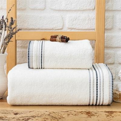 Schafer Home Rosy Armürlü Havlu 70x140 Cm-Krem