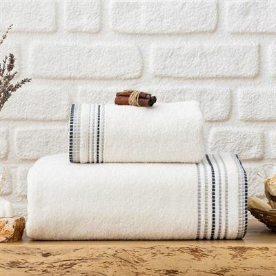 Schafer Home Rosy Armürlü Havlu 70x140 Cm-Krem