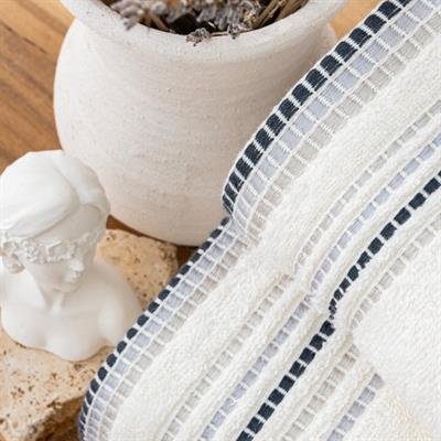 Schafer Home Rosy Armürlü Havlu 70x140 Cm-Krem