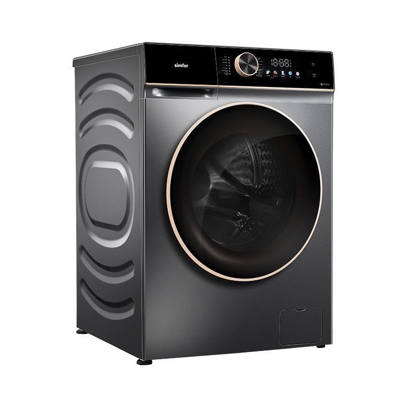 Simfer 1022 G 1200Devir 10Kg Solo Çamaşır Makinesi Gri-Bakır