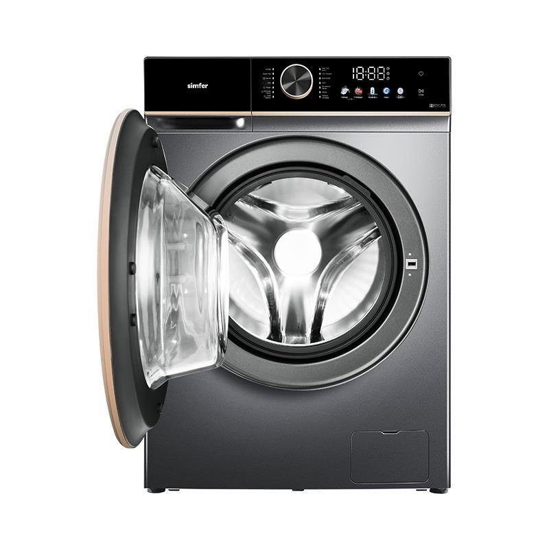 Simfer 1022 G 1200Devir 10Kg Solo Çamaşır Makinesi Gri-Bakır