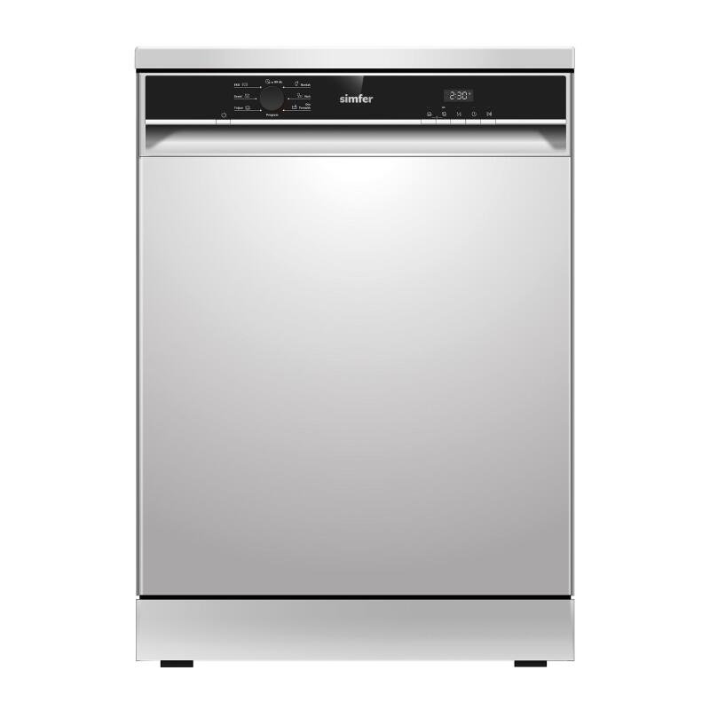 Simfer 632 GD 13 Kişilik 6 Programlı Solo Bulaşık Makinesi Gri