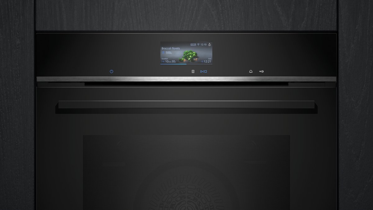 Siemens HB776G1B1 iQ700 Ankastre Fırın 60x60 cm Siyah