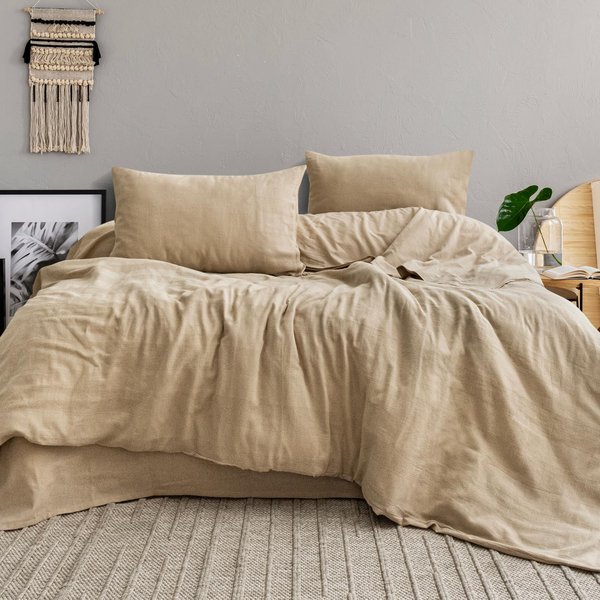 Schafer Home Etamine Pamuk ÇK Nevresim Takımı 4 Parça-Cappuccino