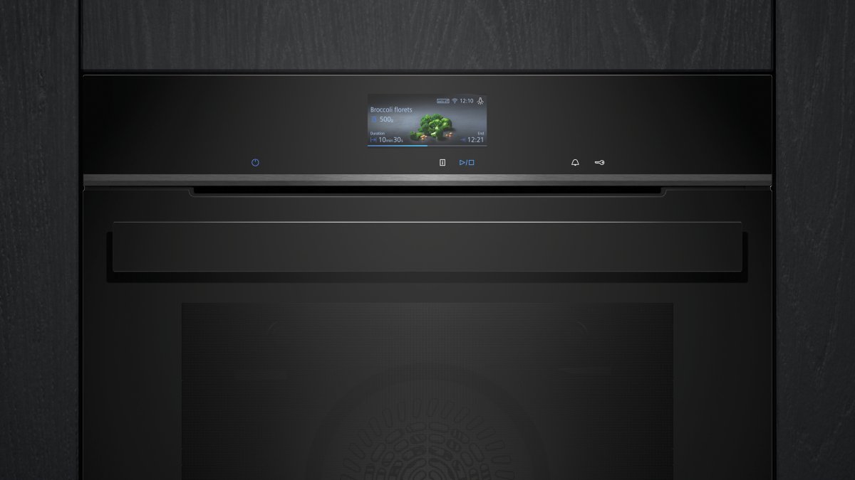 Siemens HB976GMB1 iQ700 Ankastre Fırın 60x60 cm Siyah Premium