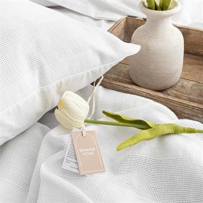 Schafer Home Etamine Pamuk ÇK Nevresim Takımı 4 Parça-Beyaz