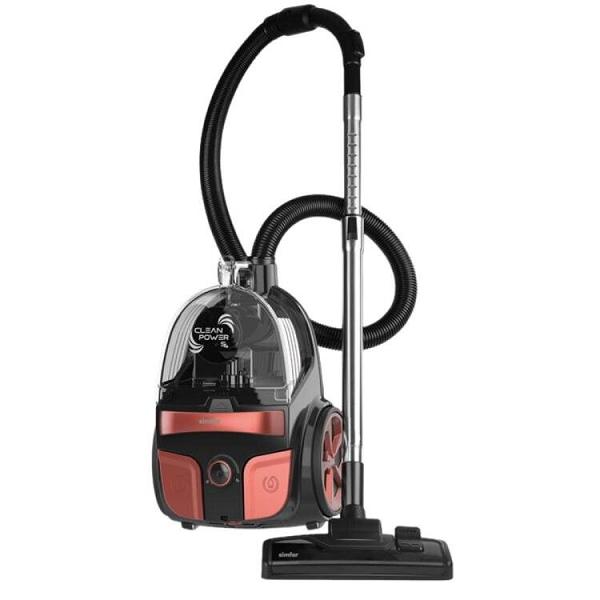 Simfer 6302 Clean Power Toz Torbasız Yatay Süpürge 800W Kırmızı