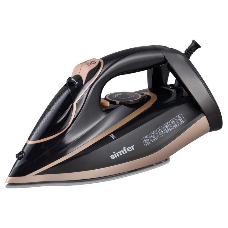 Simfer 6400 Steam Energy Buharlı Ütü 3000W Siyah-Rosegold