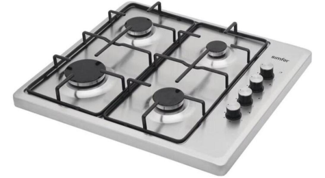 Simfer 3019-N Set Üstü İnox Emaye Ocak 4G Doğalgaz