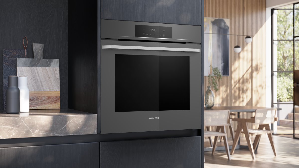 Siemens HJ852GYN0T iQ500 Ankastre Fırın 60x60 cm Inox
