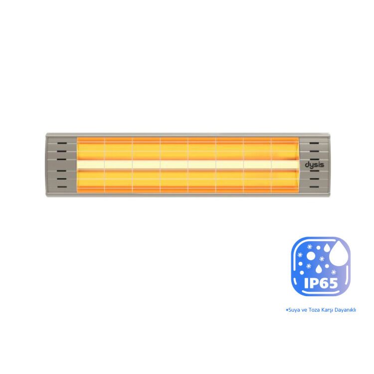 Dysis DH-7486 Art Plus Karbon Serisi IP65 2300W Bej Uzaktan Kumandalı İç/D��ş Mekan Isıtıcı