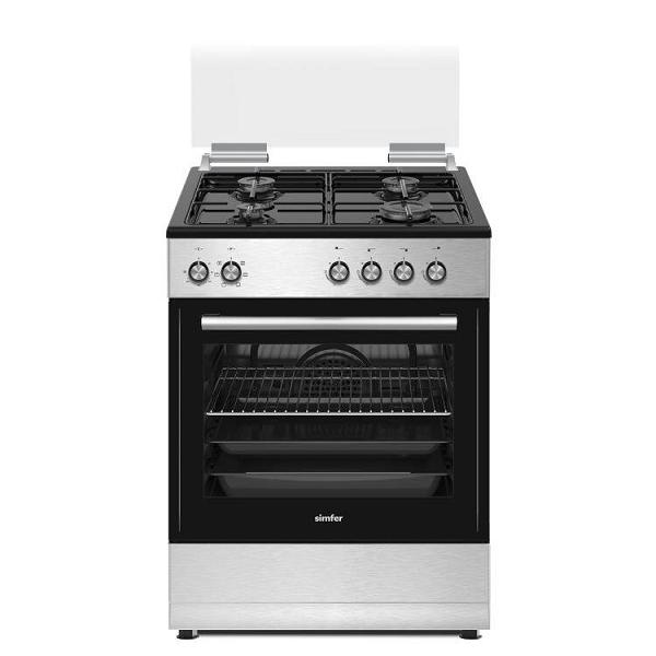 Simfer 1260 Tam Boy Fırın 4G Turbo 7 Fonksiyon + Grill Siyah 60x60 cm