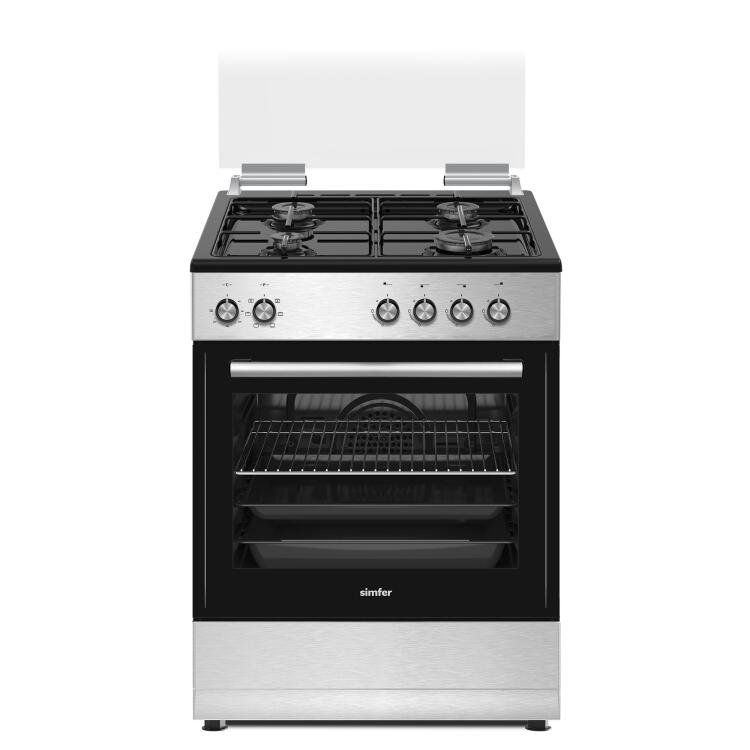 Simfer 1260 Tam Boy Fırın 4G Turbo 7 Fonksiyon + Grill Siyah 60x60 cm