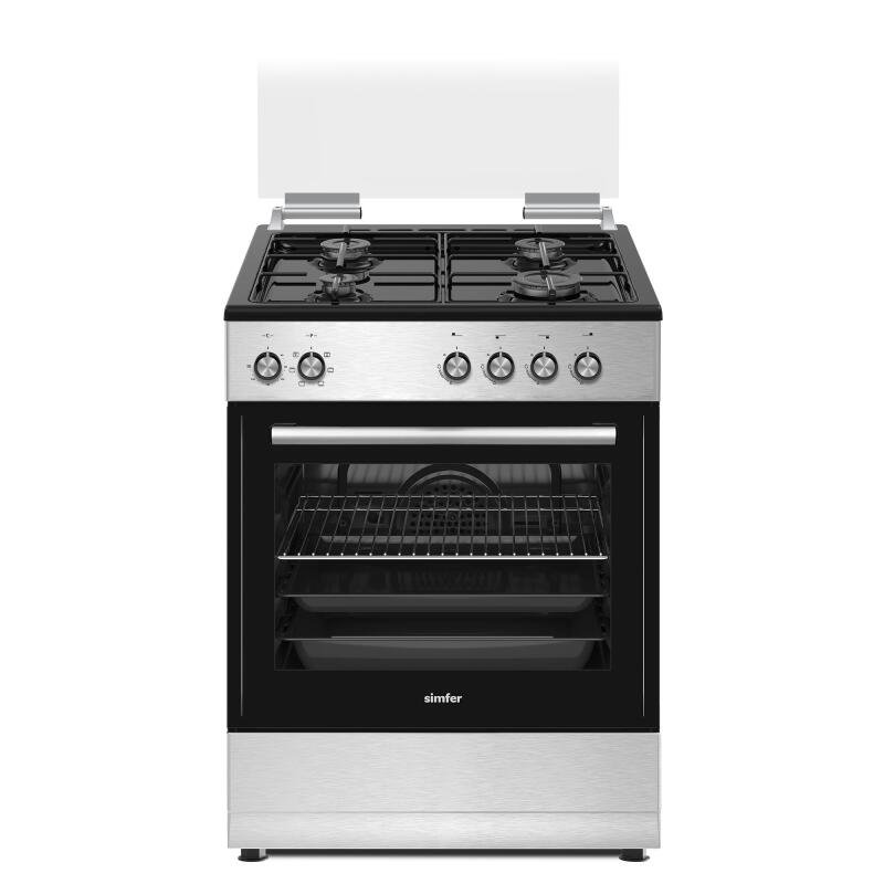 Simfer 1260 Tam Boy Fırın 4G Turbo 7 Fonksiyon + Grill Siyah 60x60 cm
