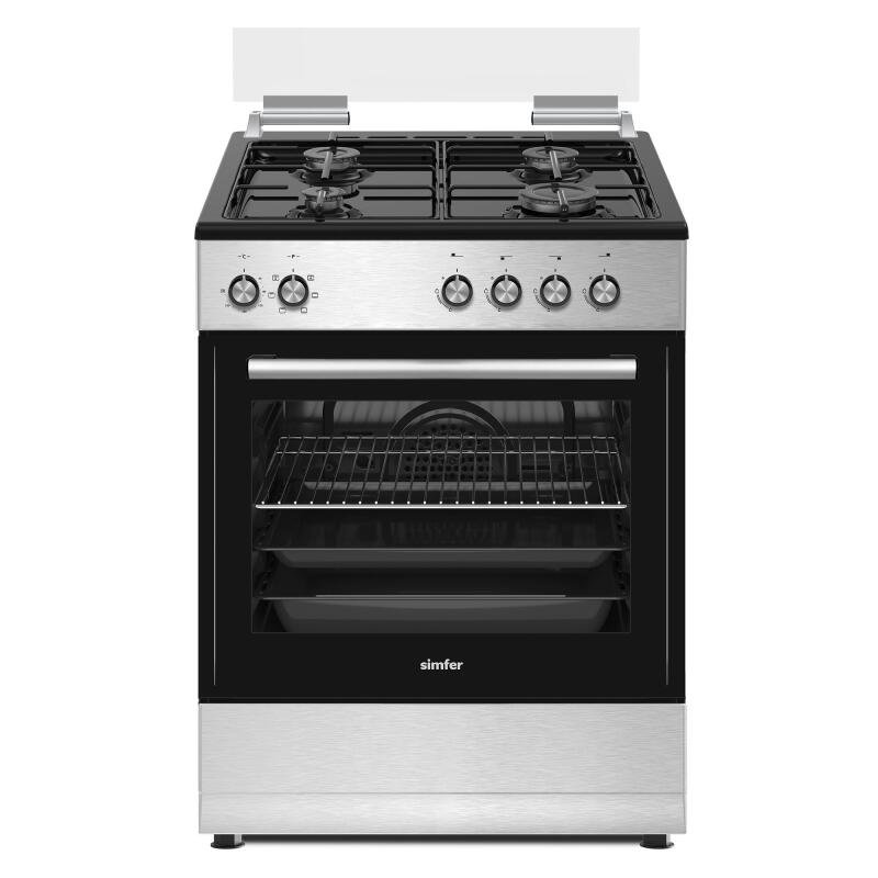 Simfer 1260 Tam Boy Fırın 4G Turbo 7 Fonksiyon + Grill Siyah 60x60 cm