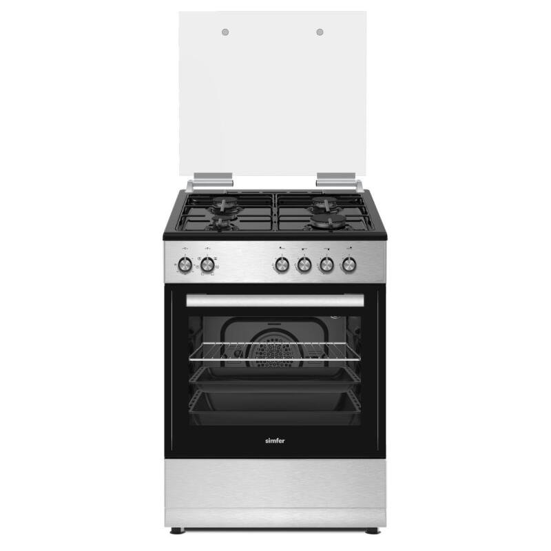 Simfer 1260 Tam Boy Fırın 4G Turbo 7 Fonksiyon + Grill Siyah 60x60 cm
