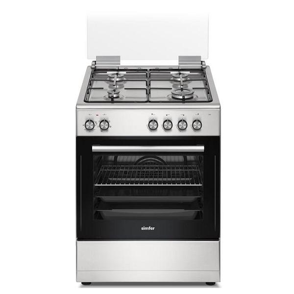 Simfer 1245 Tam Boy Fırın 4G Turbo 7 Fonksiyon Inox 60x60 cm