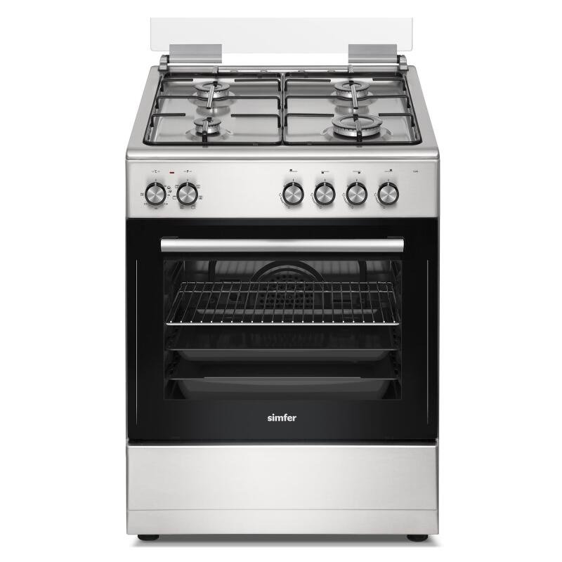 Simfer 1245 Tam Boy Fırın 4G Turbo 7 Fonksiyon Inox 60x60 cm