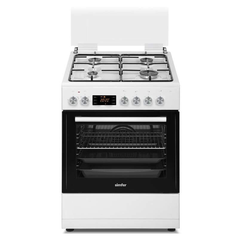 Simfer 1223 Tam Boy Fırın 4G Turbo 7 Fonksiyon Beyaz 60x60 cm
