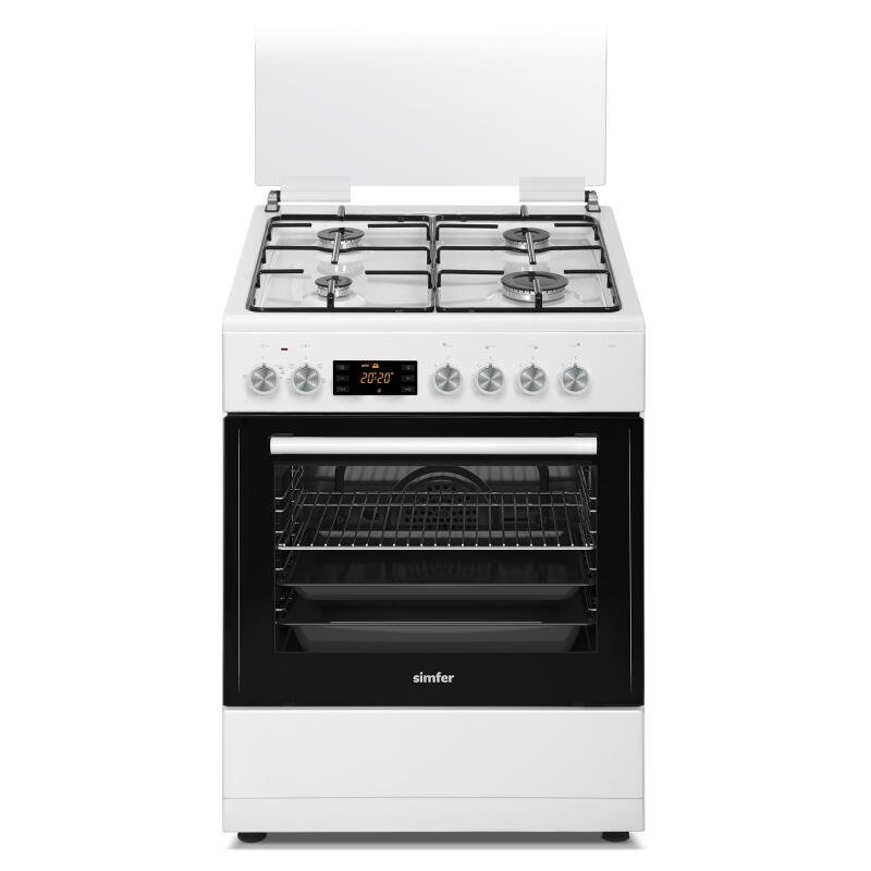 Simfer 1223 Tam Boy Fırın 4G Turbo 7 Fonksiyon Beyaz 60x60 cm