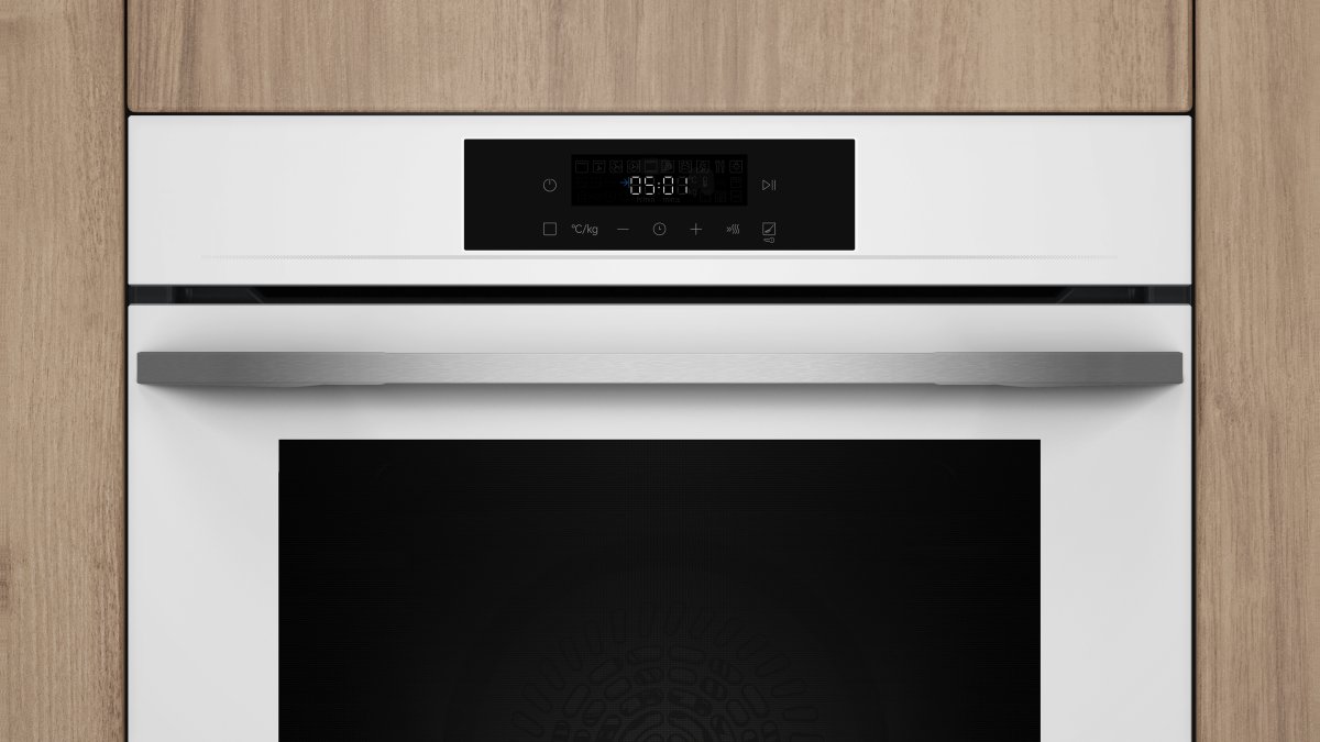 Siemens HJ852GYW0T iQ500 Ankastre Fırın 60x60 cm Beyaz