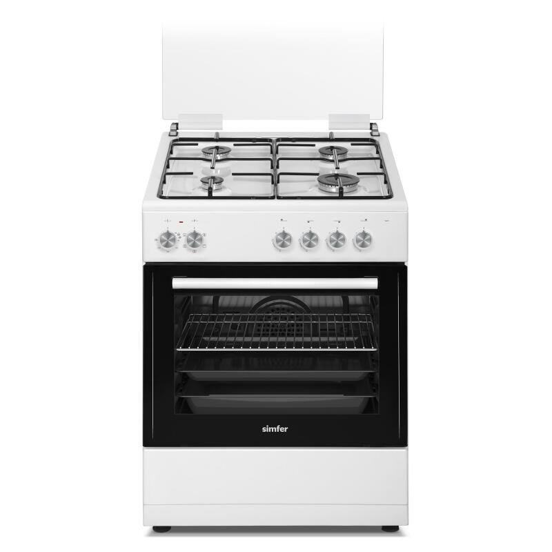 Simfer 1241 Tam Boy Fırın 4G 6 Fonksiyon Beyaz Elektro Turbo 60x60 cm
