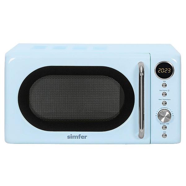 Simfer 4606 20Litre Retro Mikrodalga Fırın Dijital Mavi