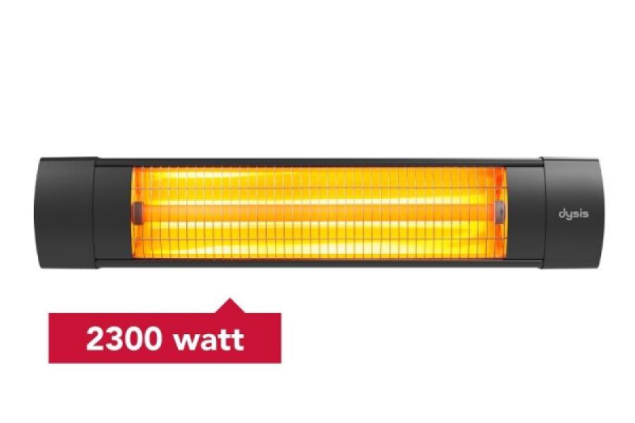 Dysis HTR-7449 Siyah 2300W Yatay Thermal Infrared Isıtıcı