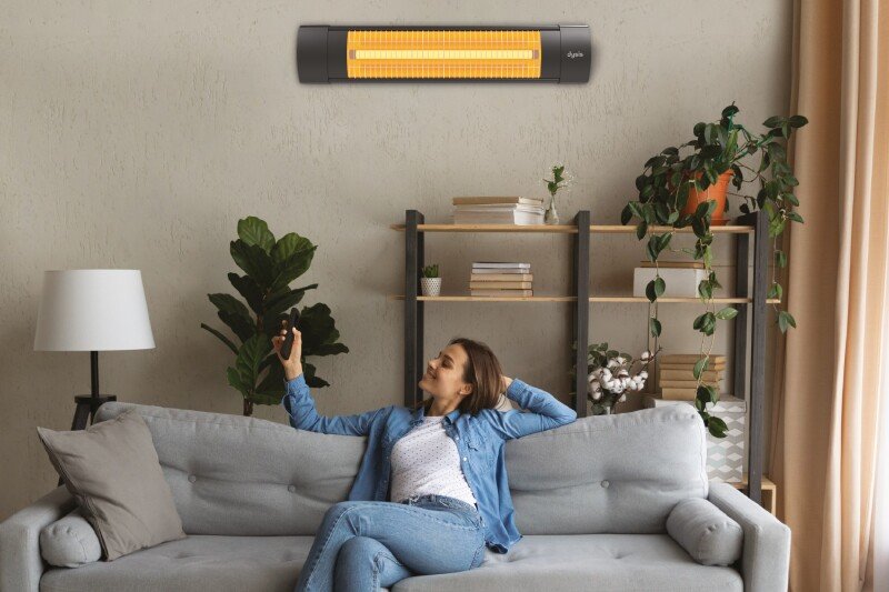 Dysis HTR-7449 Siyah 2300W Yatay Thermal Infrared Isıtıcı