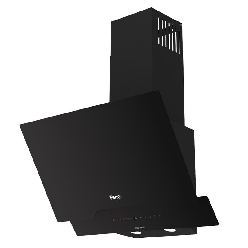 Ferre D063-SA Siyah SilentArt Girintili Ankastre Davlumbaz 60cm