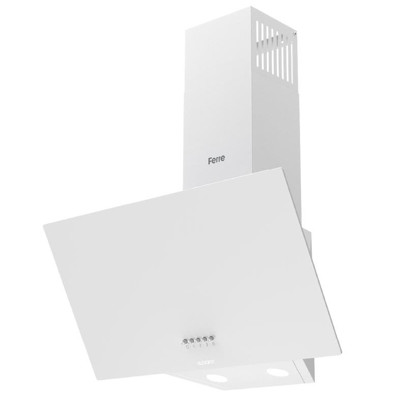 Ferre D087-SA Beyaz SilentArt Tuşlu Ankastre Davlumbaz 60cm