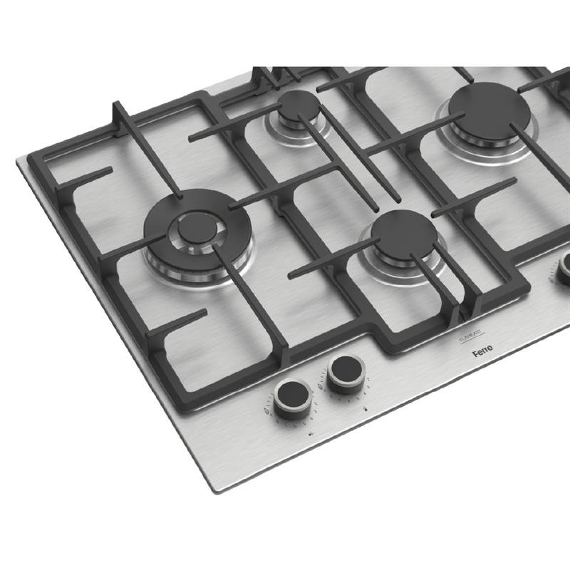 Ferre ED071-WFA 67cm Inox FlameArt Ankastre Ocak