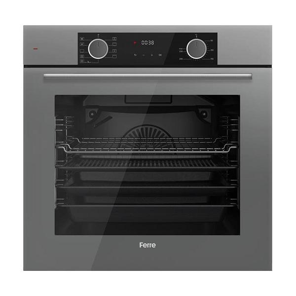 Ferre XE63CPR FryArt Gri Ankastre Fırın