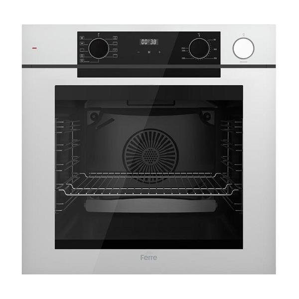 Ferre QEP64CB Beyaz FryArt-Steam Ankastre Fırın