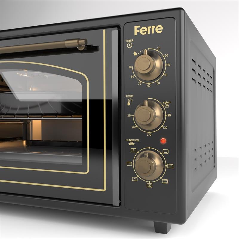 Ferre 45-710 Siyah Rustik Mini Fırın